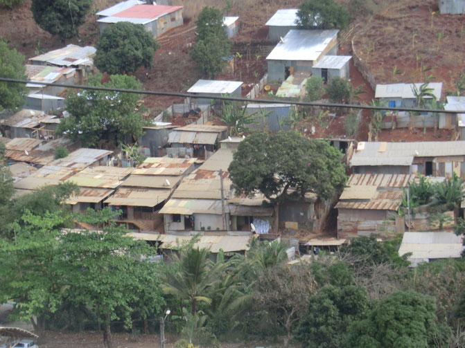 Le quartier vu d’en haut